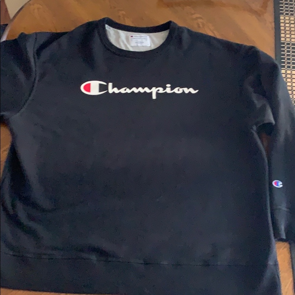 Black champion sweater